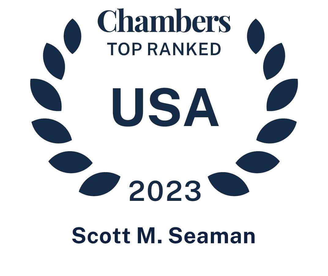 Top Ranked Chambers Award By Scott M. Seaman